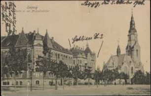Leipzig : Partie an der Michaeliskirche