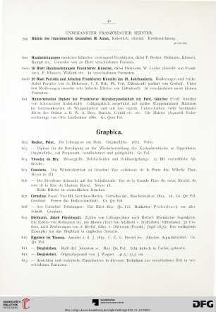 Graphica (Nr. 602-682)