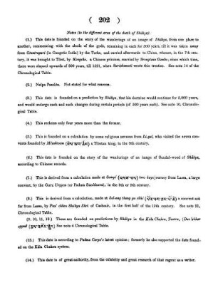 Notes belonging to Ditto