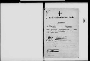Fecht, Hermann Dr.; Justizminister; geb. 20.5.1880 in Bretten; gest. 4.2.1952 in Baden-Baden
