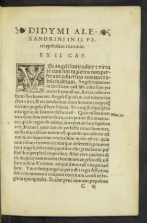 Didymi Alexandrini In II. Petri epistolam enarratio.