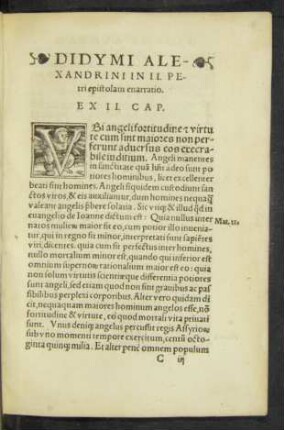 Didymi Alexandrini In II. Petri epistolam enarratio.