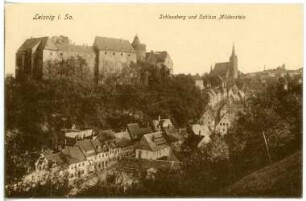 Leisnig. Schlossberg und Schloss Mildenstein