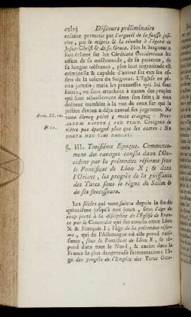 §. III. Troisième Epoque.