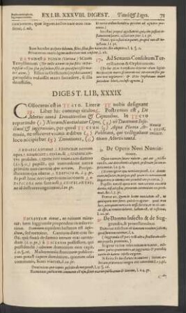 Digest. Lib. XXXIX