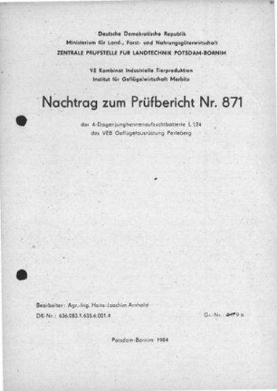 4-Etagenjunghennenaufzuchtanlage L 124