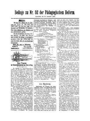 Hamburger Lehrmittel-Ausstellung : Beilage zu Nr. 52. der Pädagogischen Reform