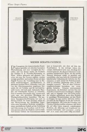 Wiener Serapis-Fayence