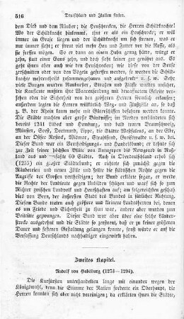 Zweites Kapitel