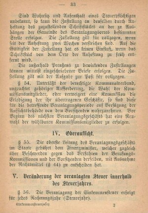 IV. Oberaufsicht