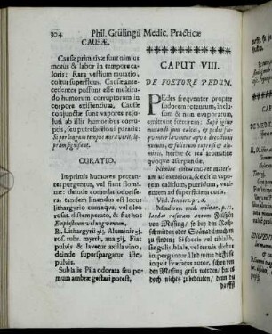Caput VIII. De Foetore Pedum.