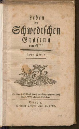 Leben der Schwedischen Gräfinn von G***