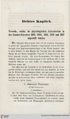 I. Allgemeinte Physiologie