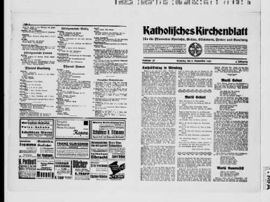Titelseite einer Zeitung