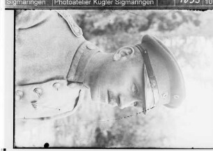 Soldat (Offizier), Portraitaufnahme