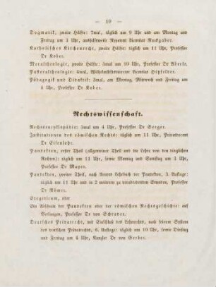 10-12, Rechtswissenschaft