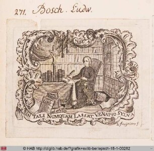 Exlibris des Ludwig Bosch