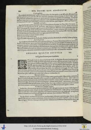 Proverbiorum chiliadis quartae centuria VII.