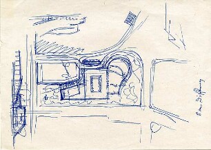 Abel, Adolf; Stuttgart; Liederhalle - Lageplan