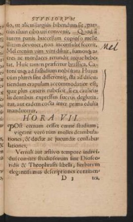 Hora VII.
