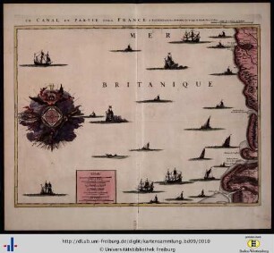 Le canal et partie de la France.