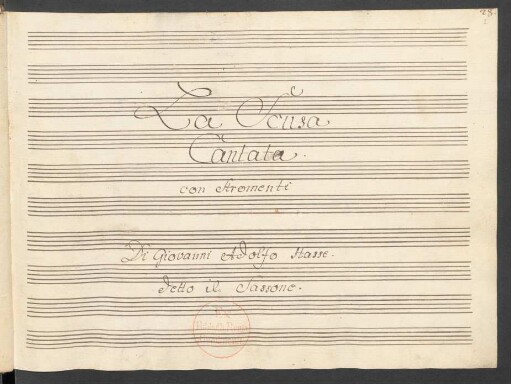 La Scusa; A, orch; HanH 45