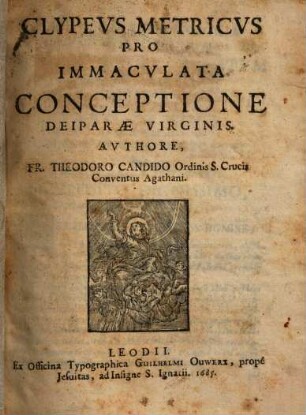 Clypeus Metricus Pro Immaculata Conceptione Deiparae Virginis