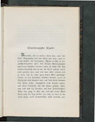 Einundzwanzigstes Kapitel.