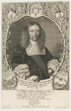 Bildnis des Philippus Iacobus Sachs à Löwenheimb