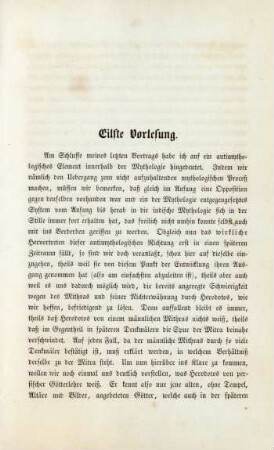 Eilfte Vorlesung