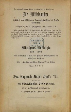 Neue historische Vorträge und Aufsätze