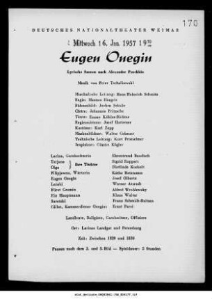 Eugen Onegin