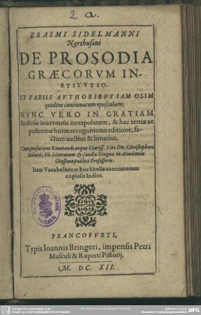 De prosodia Graecorum institutio