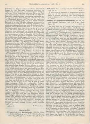 331-333 [Rezension] Warneck, D. G., Missionsstunden. 1. Bd. : Die Mission im Lichte der Bibel. 4., verm. Aufl