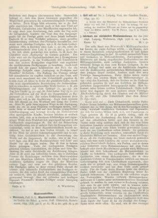 331-333 [Rezension] Warneck, D. G., Missionsstunden. 1. Bd. : Die Mission im Lichte der Bibel. 4., verm. Aufl