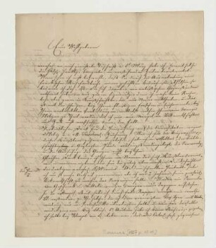 Brief von Johann Andreas Boerner an Joseph Heller