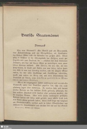 Deutsche Staatsmänner