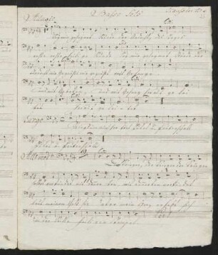 Basso solo