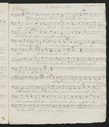 Basso solo