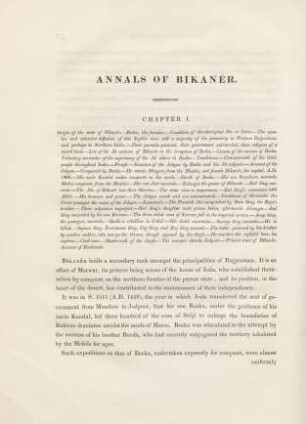 Annals of Bíkanér
