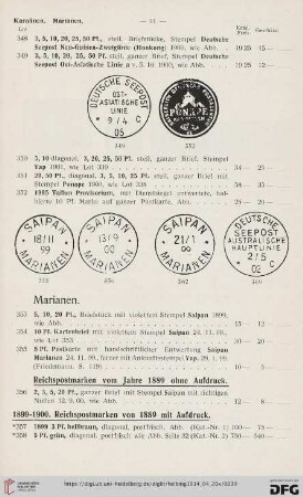 Marianen (Nr. 353-371)