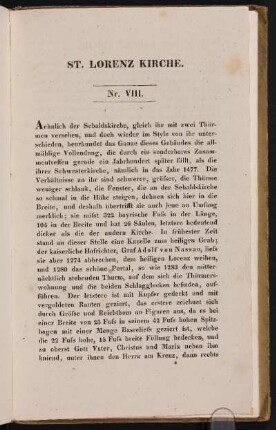 St. Lorenz Kirche. Nr. VIII.