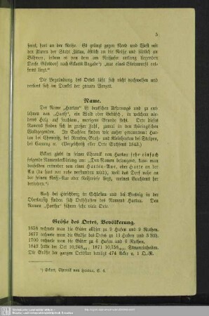 Größe des Ortes, Bevölkerung