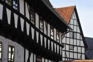 Quedlinburg - Hausfassade : Historisches Hausdetail, aufgenommen am 20. Oktober 2012 in Quedlinburg