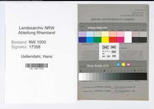 Entnazifizierung Hans Uellendahl, geb. 07.05.1908 (Dentist)