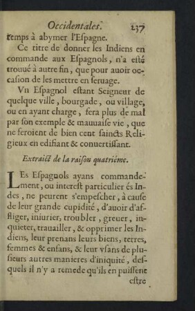 Extraict de la raison quatrième.