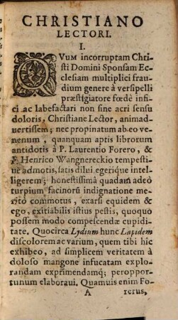 Lydivs Lapis Ingenii, Spiritvs, Ac Morvm Gasparis Scioppii