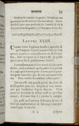 Lettre XXXII. - Lettre LXX.