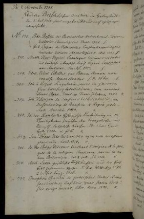 [Reskript vom 4.11.1758, nicht überliefert]