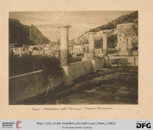 Capri - Panorama dalla Terrazza - Pension Faraglioni